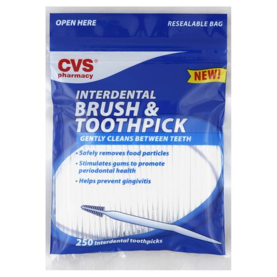 Cvs Interdental Brush & Toothpicks
