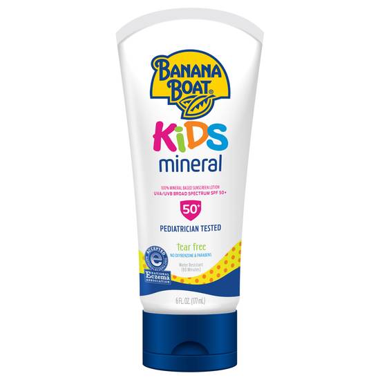 Banana Boat Kids Mineral 50+ Sunscreen Lotion
