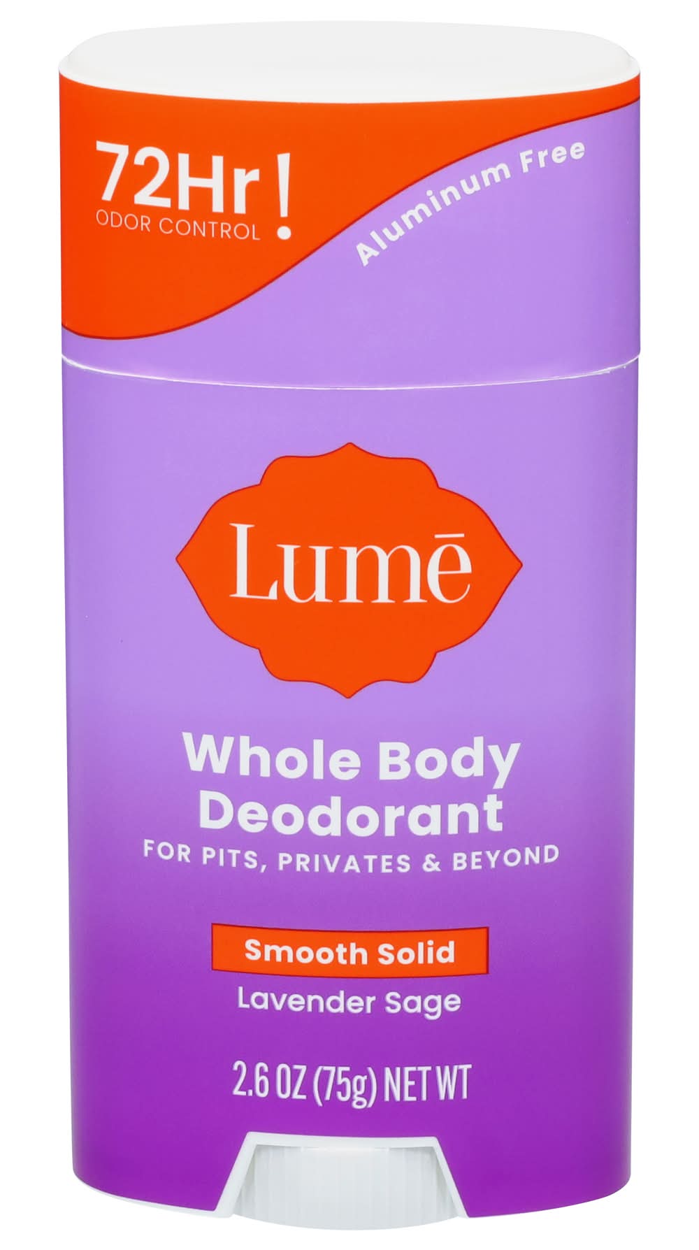 Lume Body Smooth Solid Deodorant Stick, Lavender Sage (2.6 oz)