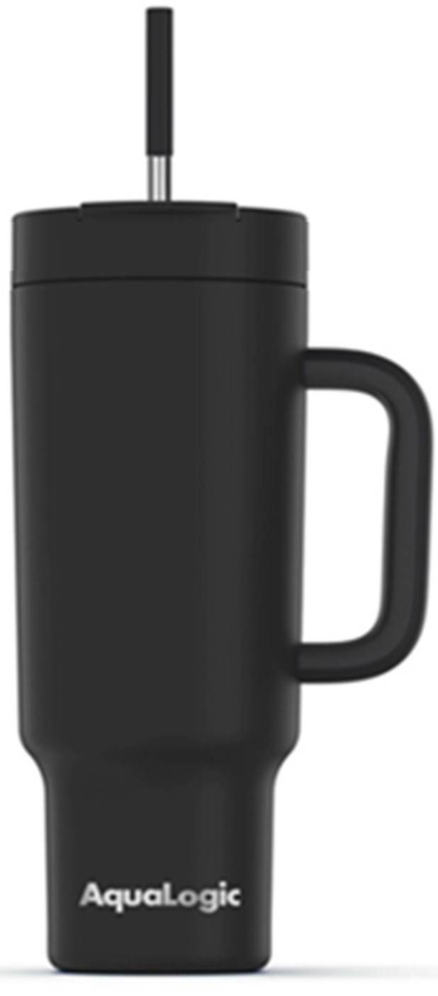 Aqualogic Black Wide Mouth Tumbler (40 oz)