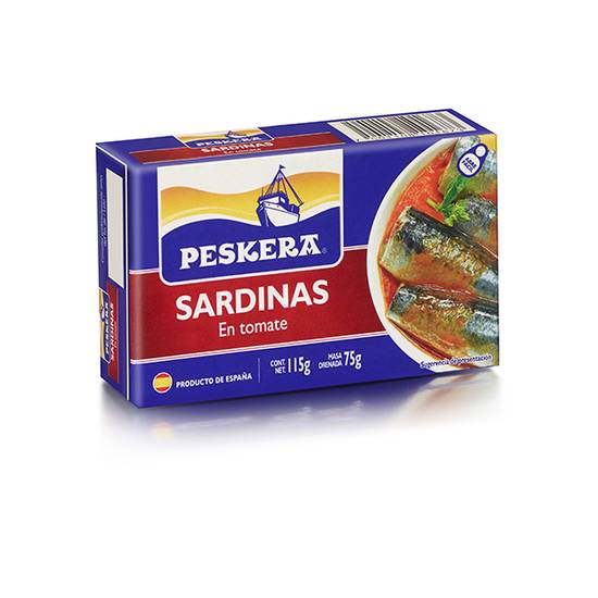 Sardina En Tomate Peskera 115 gr