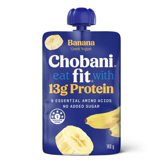 Chobani Fit High Protein Yogurt Pouch Banana 140g