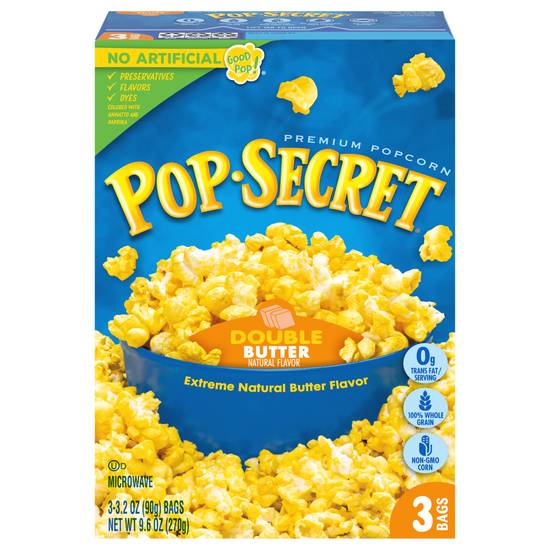 Pop Secret Double Butter Popcorn (3 ct)