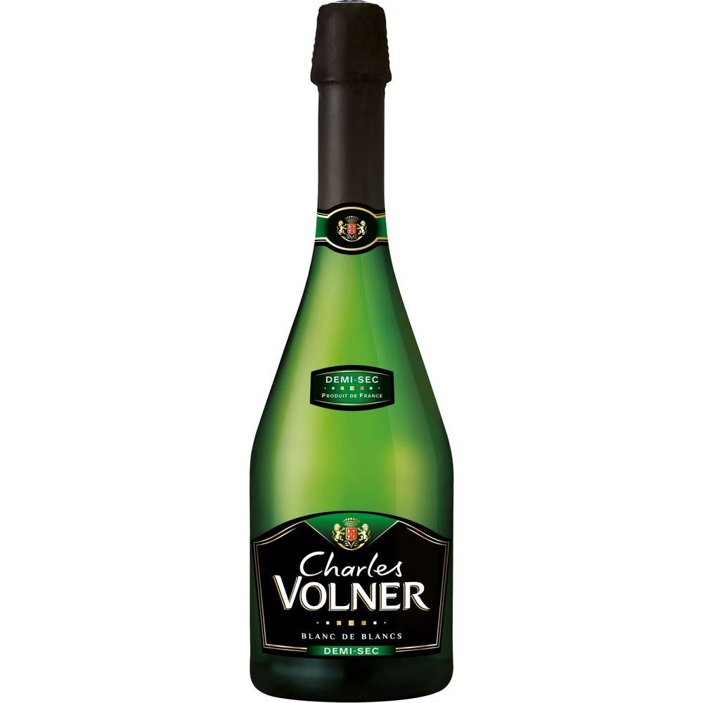 Vin Blanc Mousseux demi-Sec CHARLES VOLNER - la bouteille