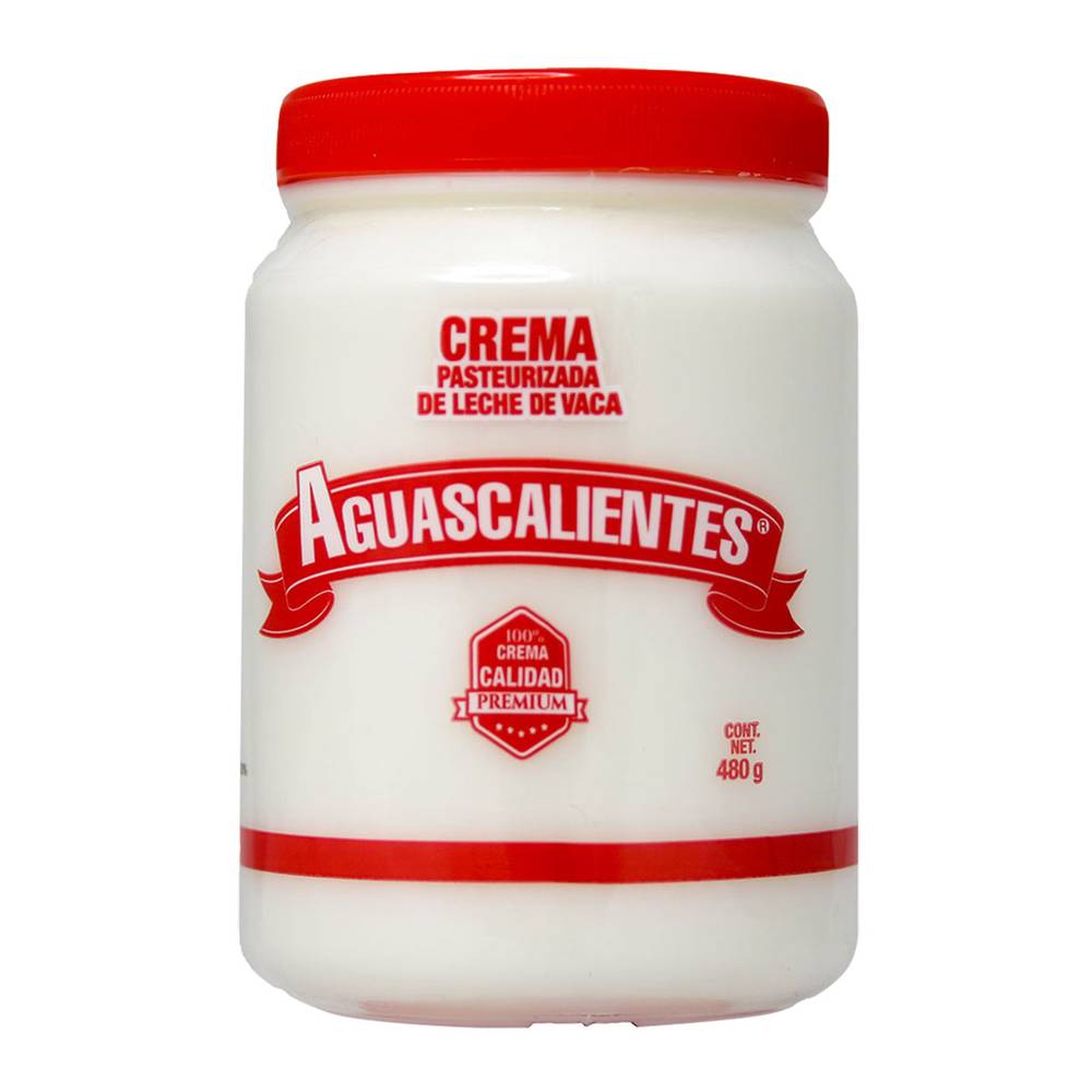 Aguascalientes · Crema pasteurizada de leche de vaca (480 g)