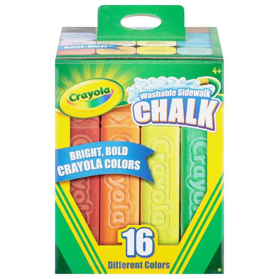 Crayola Washable Sidewalk Chalk (16 ct)