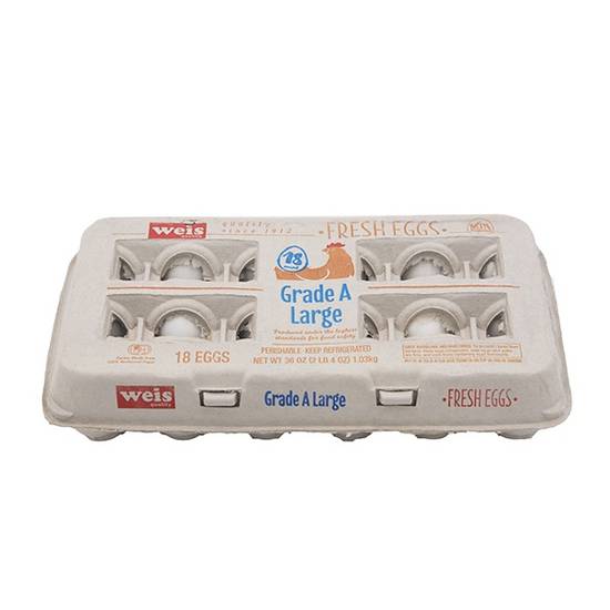 Weis Quality Grade a Fresh Eggs (large)