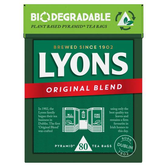 Lyons Tea Bags Original 80S 250G