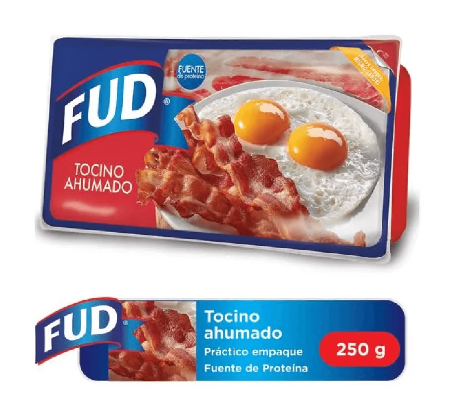 FUD · Tocino ahumado rebanado (250 g)
