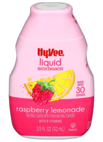 Hy-Vee Liquid Water Enhancer, Raspberry Lemonade (3.11 fl oz)
