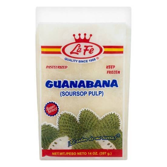 La Fe Frozen Soursop Pulp (14 oz)