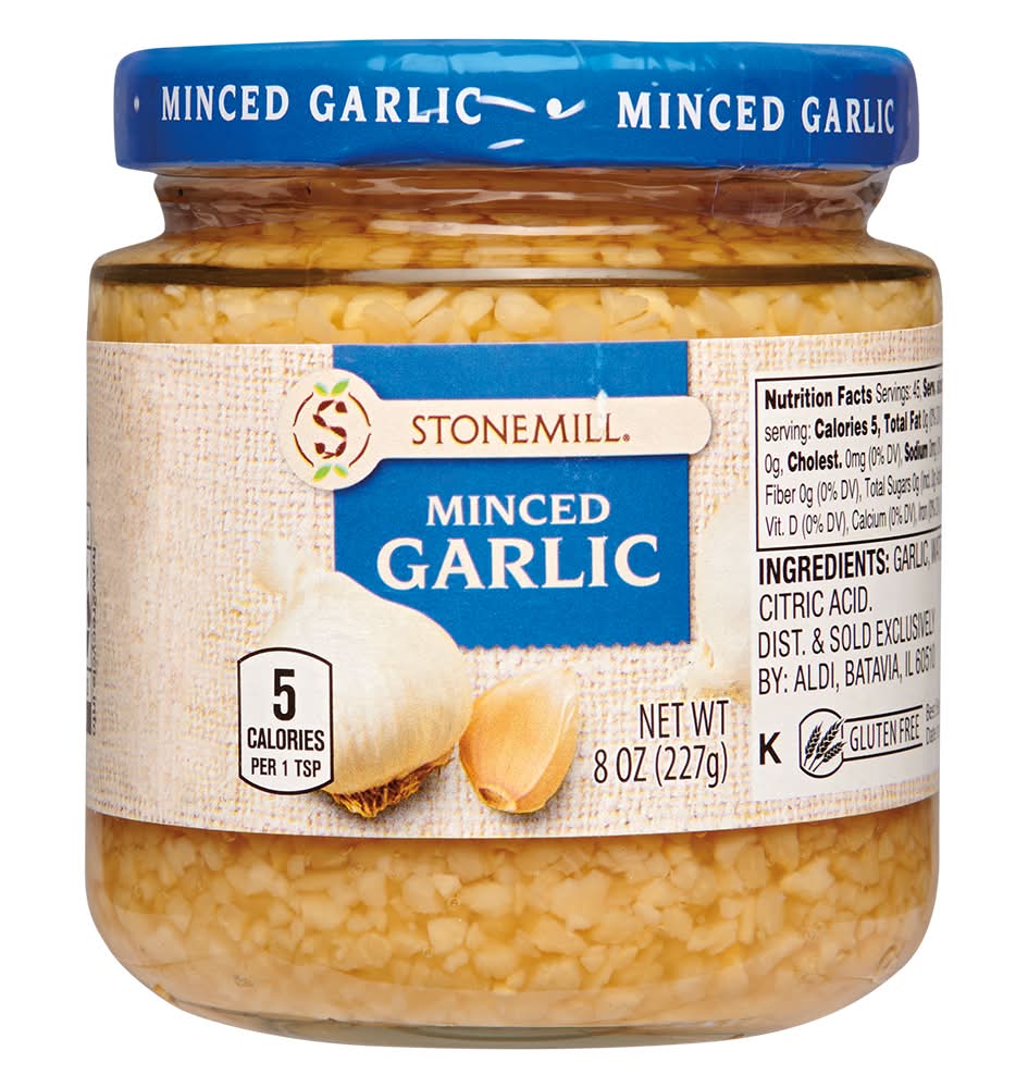 Stonemill Minced Garlic in Water (8 oz)