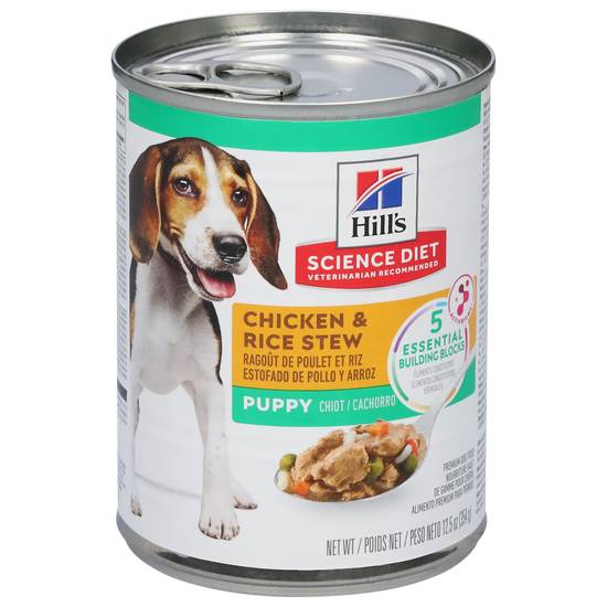 Hill's Science Diet Puppy Dog Food (chicken & rice stew)