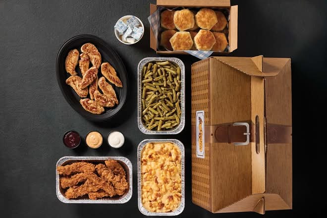 Fried and Grilled Crispy Tender Dippers Family Meal