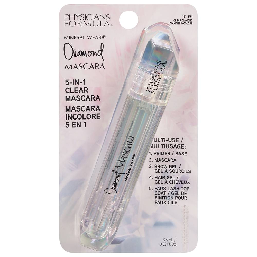 Physicians Formula Mineral Wear Diamond 5-in-1 Clear Mascara (0.32 fl oz)