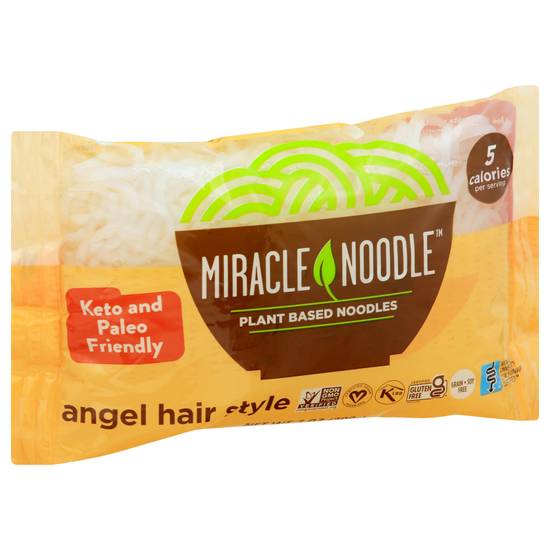 Miracle Noodle Angel Hair Style Plant Based Noodles
