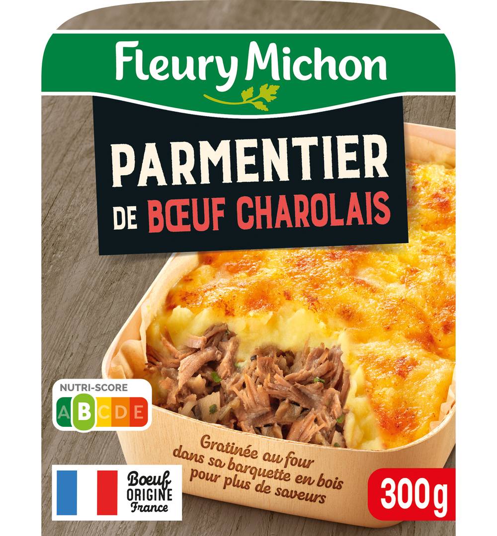 Fleury Michon - Plat cuisiné parmentier de boeuf charolais (300g)