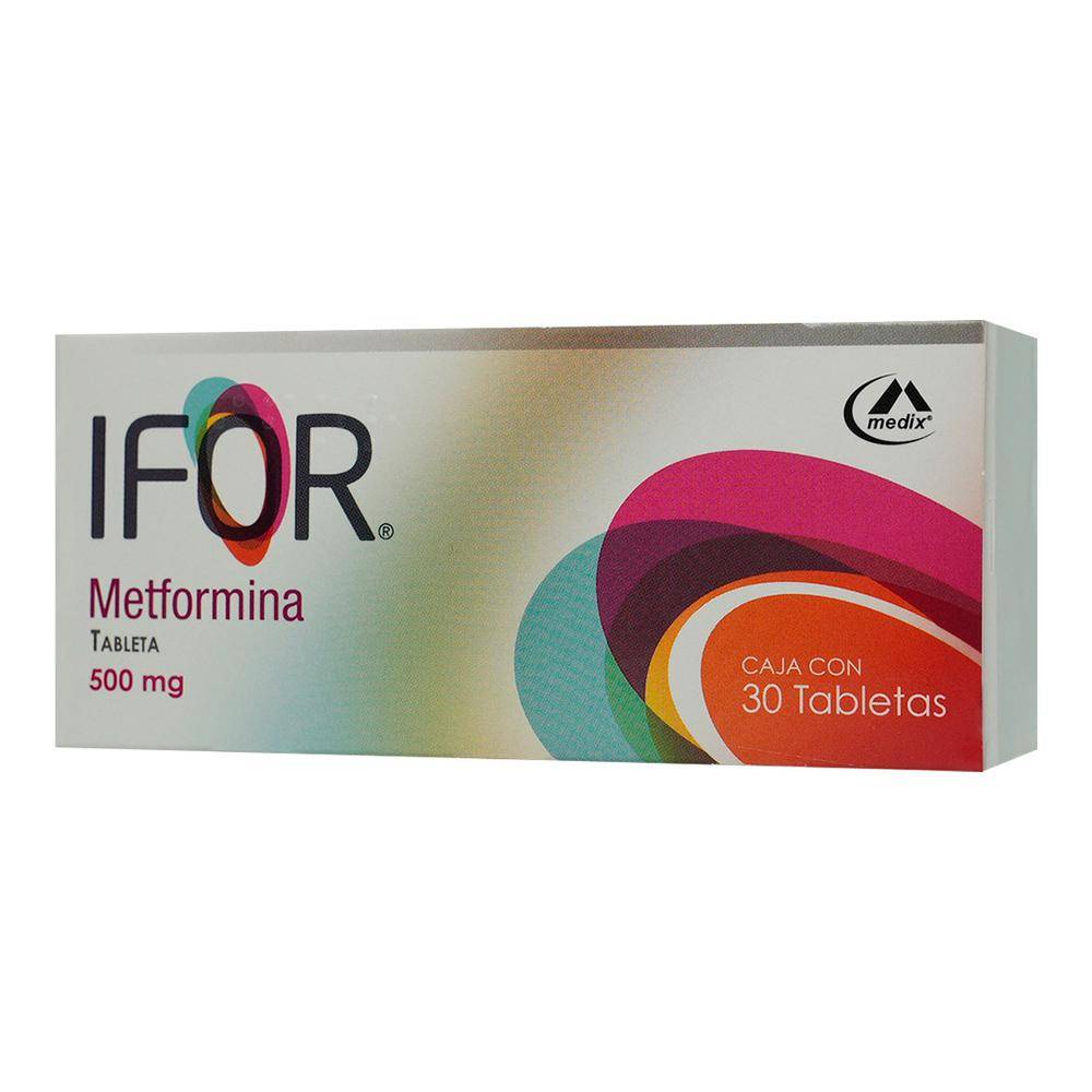 Medix ifor metformina tabletas 500 mg (30 piezas)