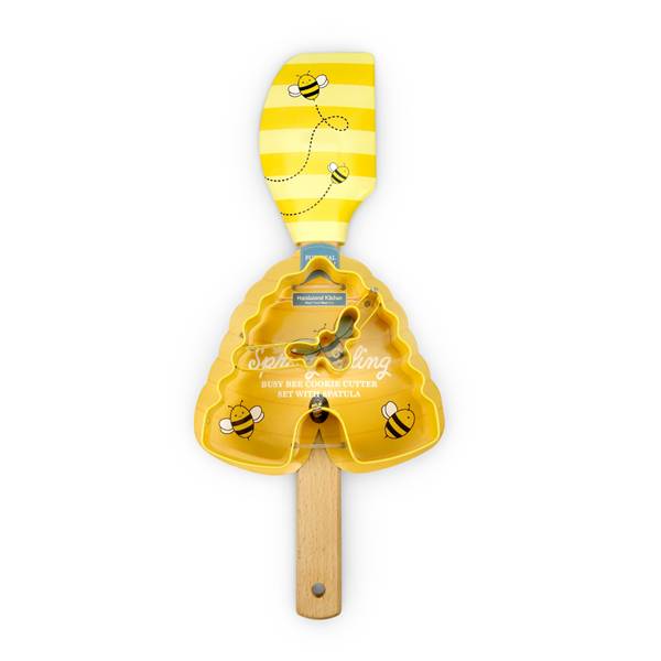 Spring Fling Busy Bee Cookie Cutter Set with Spatula