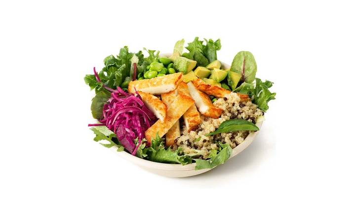 Salad Bowl Halloumi