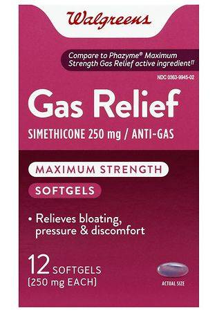 Walgreens Gas Relief Softgels