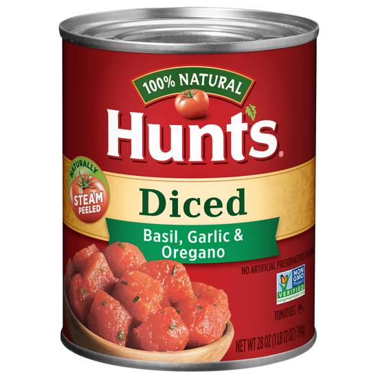Hunt's Diced Tomatoes With Basil Garlic & Oregano