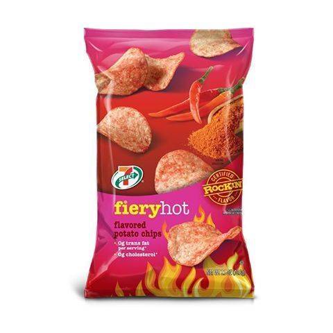 7 -Select Fiery Hot Potato Chips 2.5oz