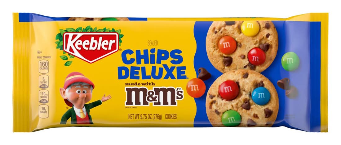 Keebler Chips Deluxe Chocolate Chip Cookies Made With M&M?S 9.75 Oz