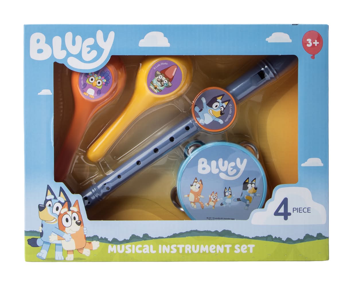 Bluey™ Musical Instrument Set 4-Count Bluey