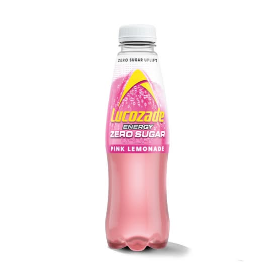 Lucozade Energy Zero Pink Lemonade 500ml