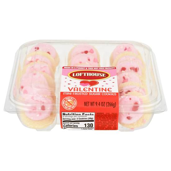Lofthouse Valentine Mini Frosted Cookies (sugar )