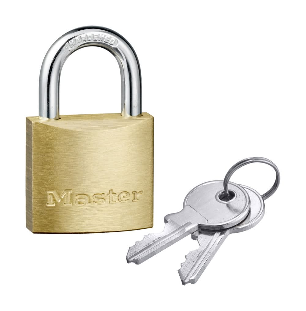 Master Lock 30mm Brass Keyed Padlock