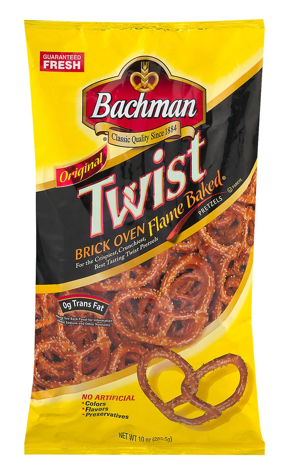 Bachman Twist Brick Oven Flame Baked Pretzels (10 oz)