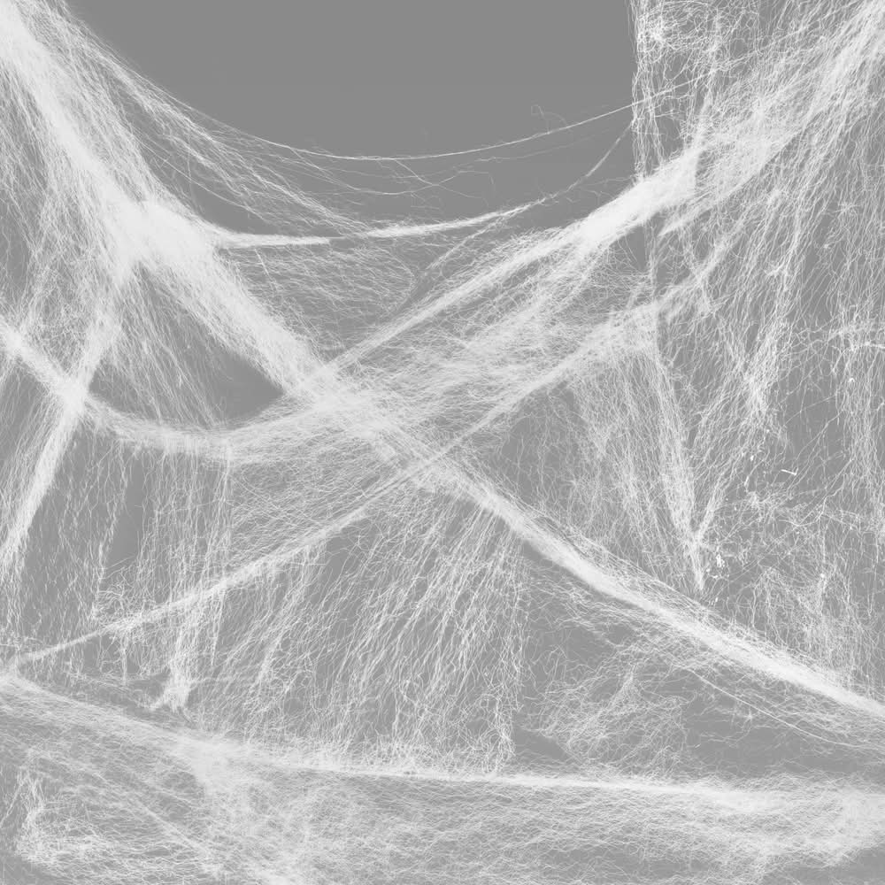 Hyde & EEK! Boutique Stretchy Spiderweb Halloween Decorative Prop, White