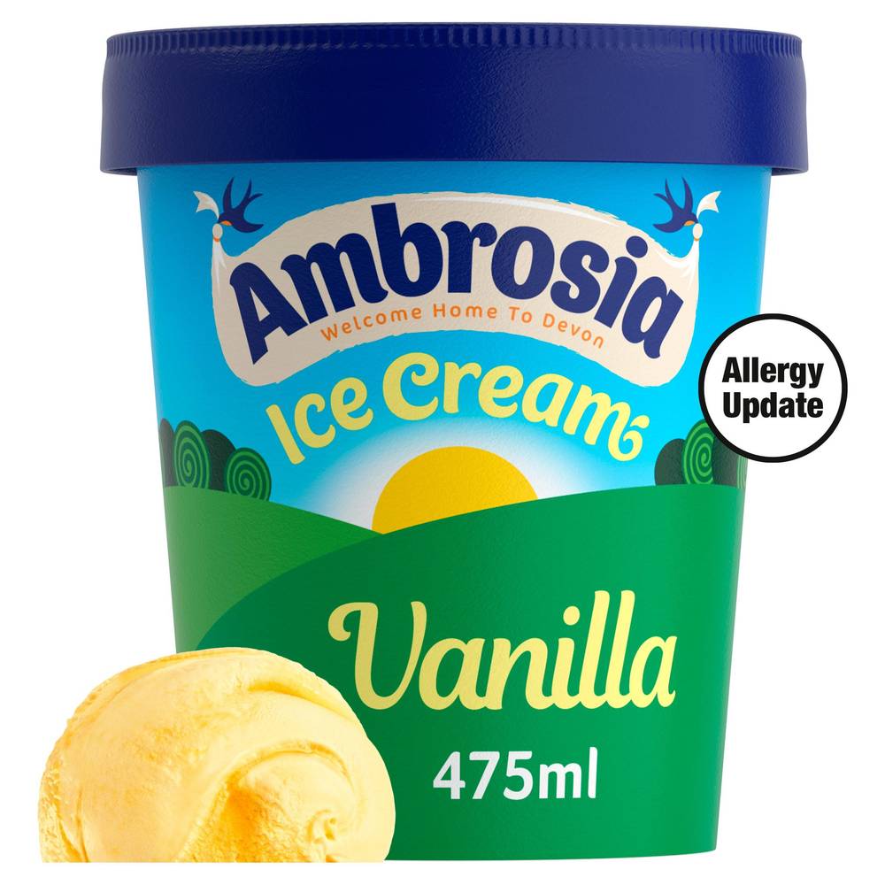 Ambrosia 475ml Vanilla Custard Ice Cream