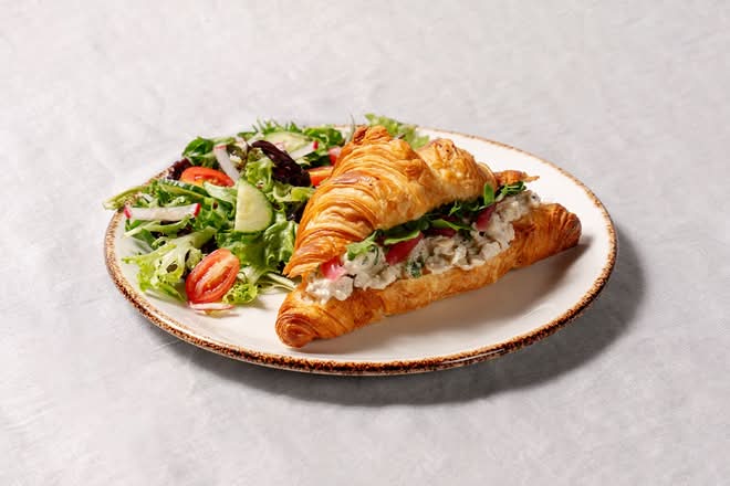 Tarragon Chicken Salad Croissant Sandwich