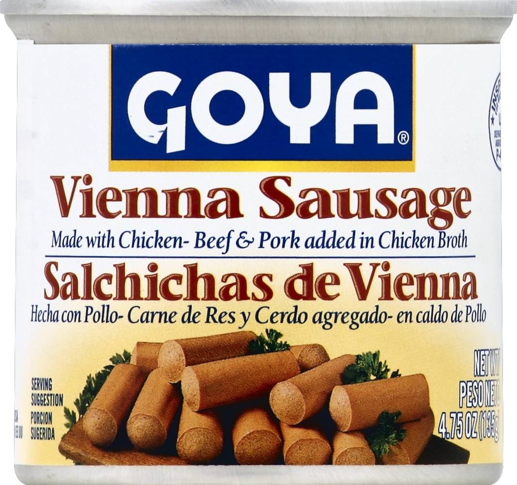 Goya Salchichas De Vienna Sausage With Chicken Beef & Pork (4.75 oz)