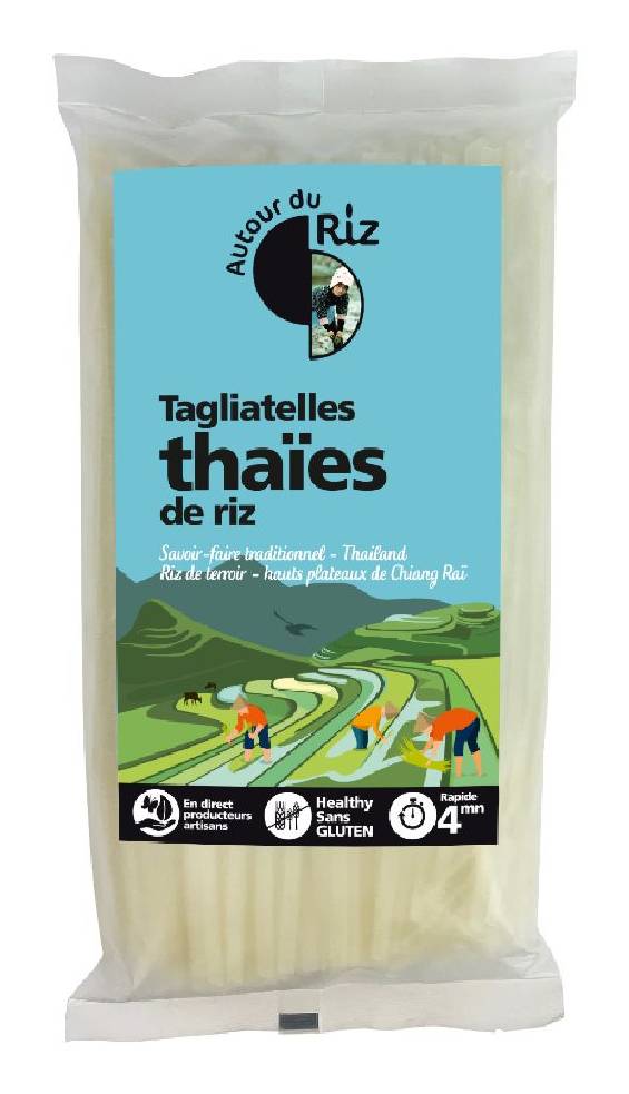 Autour du Riz - Tagliatelles thai de riz bio (400g)