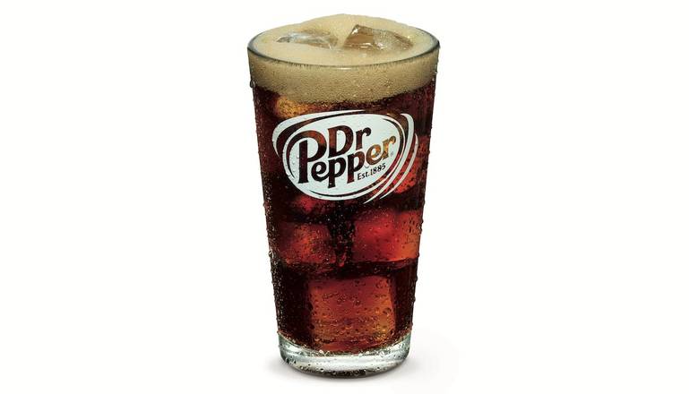Order Dr. Pepper® food online from The Burger Den store, New Philadelphia on bringmethat.com