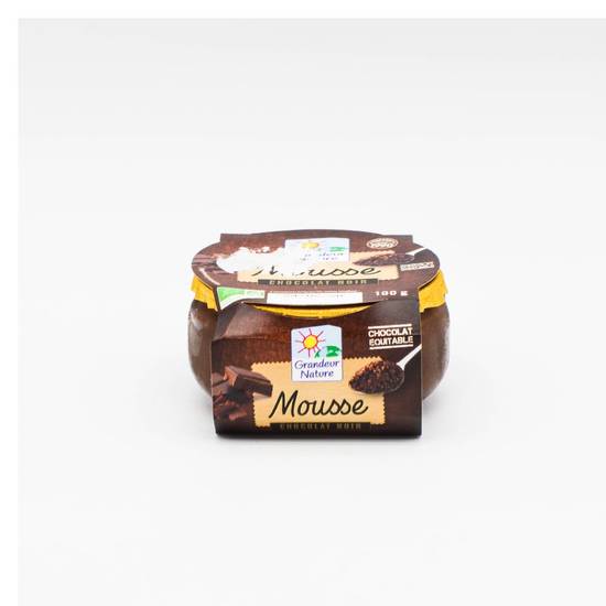 Mousse au chocolat 100g - GRANDEUR NATURE - BIO