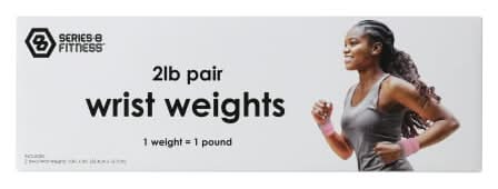 Series-8 Fitness™ 1lb Wrist Weights 2-Pack Pink