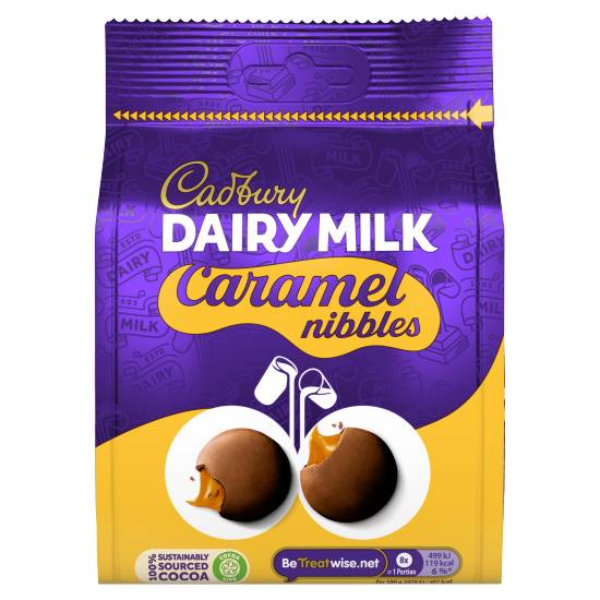 Cadbury Dairy Milk Caramel Nibbles Chocolate (120g)