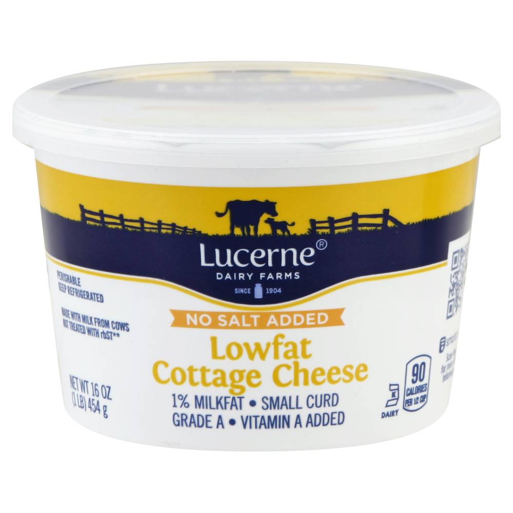 Lucerne Lowfat 1% No Sodium Cottage Cheese (1 lbs)