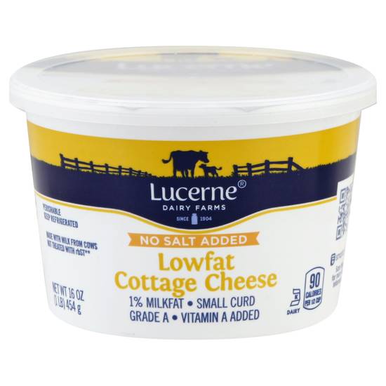 Lucerne Lowfat 1% No Sodium Cottage Cheese