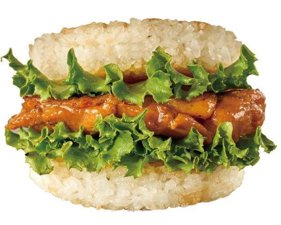 烙烤雞腿米堡 Rice Burger with Grilled Chicken Drumstick