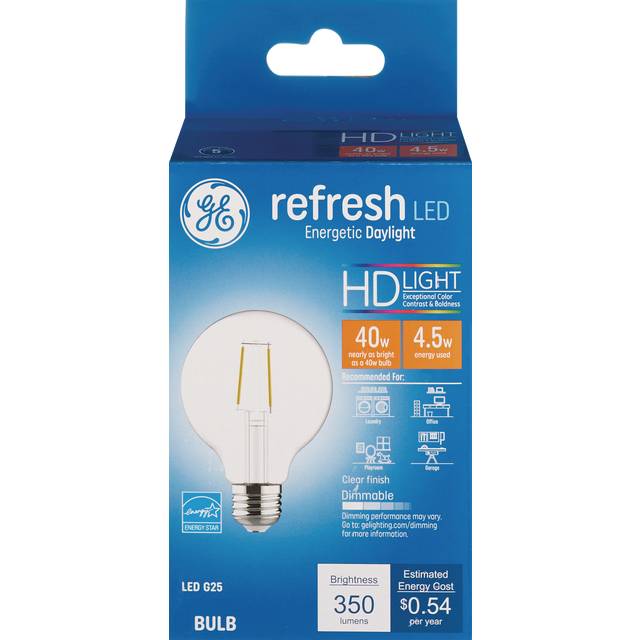 Ge 40W Eq Hd Refresh G25 1Ct Clear