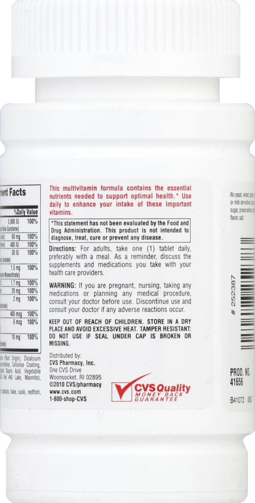 Deals on CVS Pharmacy Daily Multiple Usp Supplements - Delivered in as ...