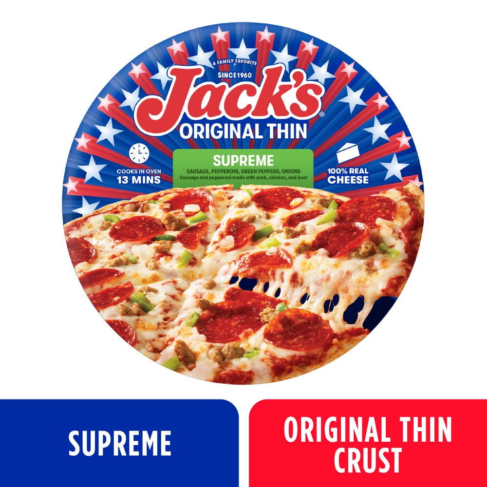 Jack's Original Thin Supreme Pizza (15.8 oz)
