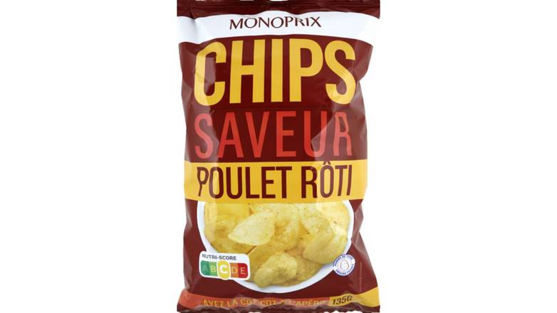 Monoprix - Chips (poulet rôti)