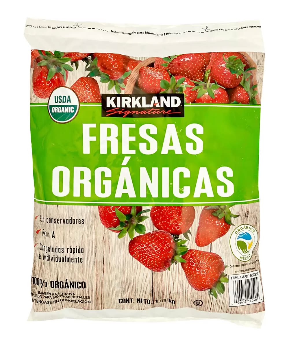 Kirkland Signature · Fresas orgánicas congeladas (1,81 kg)